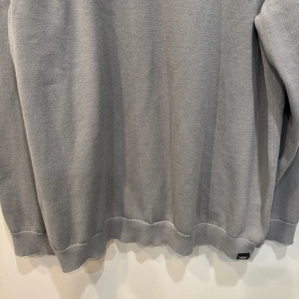 Rhone Crewneck Pullover Knit Gray Sweater Men’s Size XL